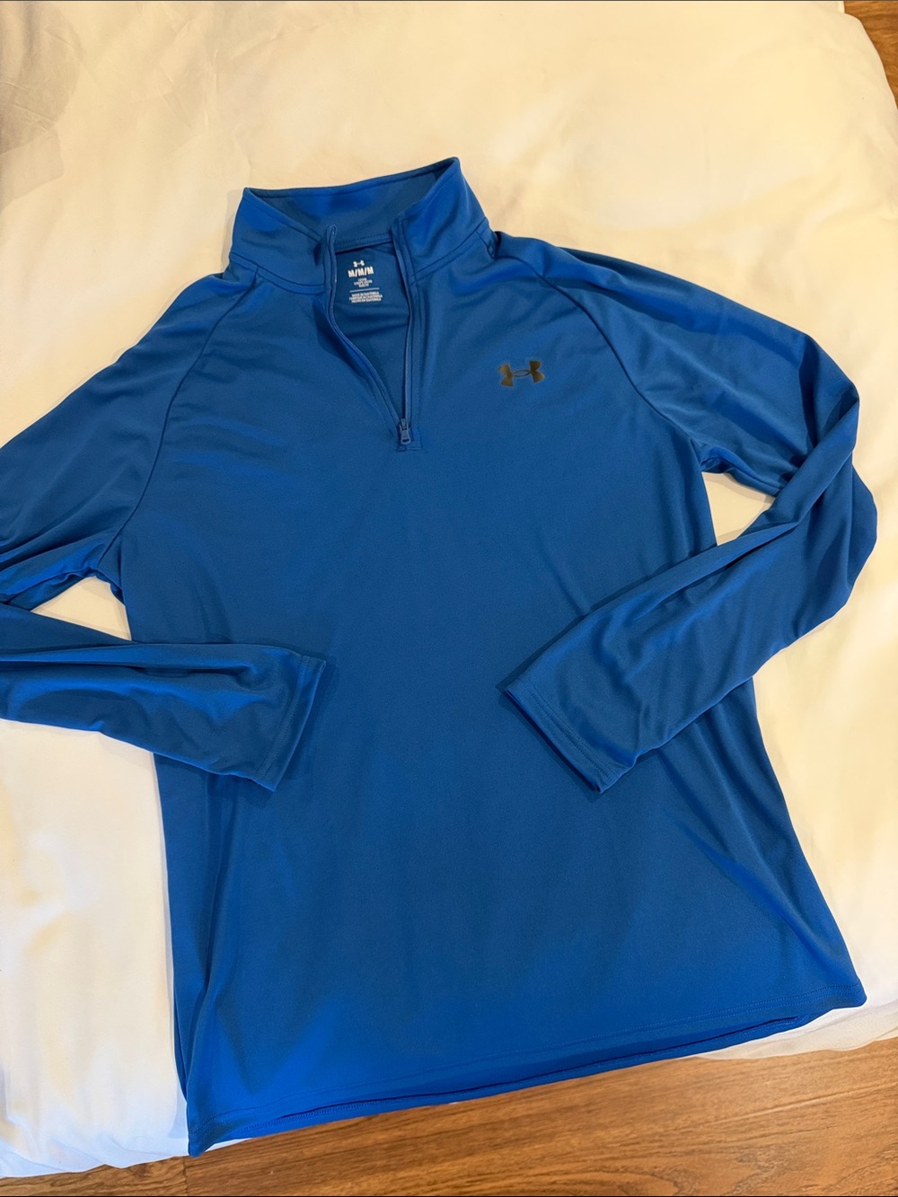 NWOT Under Armour Men’s Royal Blue Quarter-Zip Performance Pullover